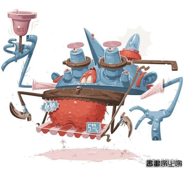 手绘丨奇幻生动的画面，沉稳舒服的色调，想象力十分丰富-26.jpg