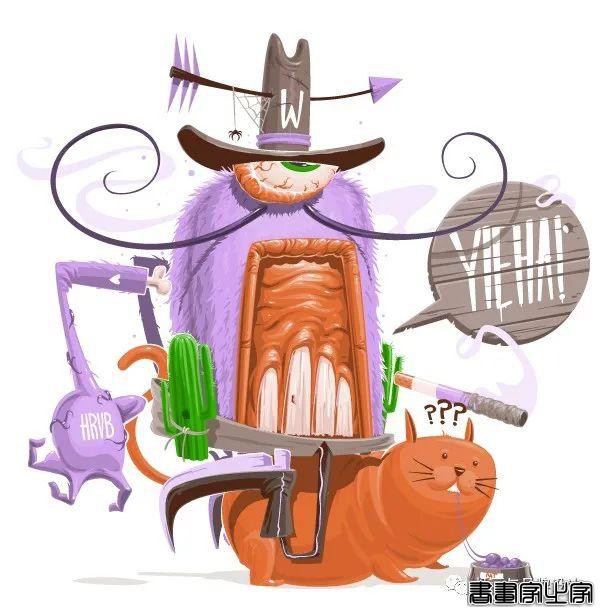 手绘丨奇幻生动的画面，沉稳舒服的色调，想象力十分丰富-29.jpg