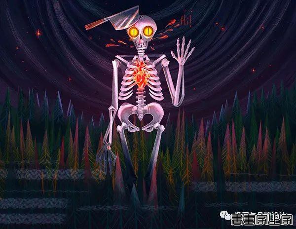 手绘丨奇幻生动的画面，沉稳舒服的色调，想象力十分丰富-43.jpg