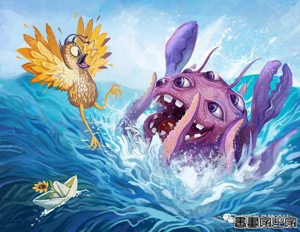 手绘丨奇幻生动的画面，沉稳舒服的色调，想象力十分丰富-59.jpg