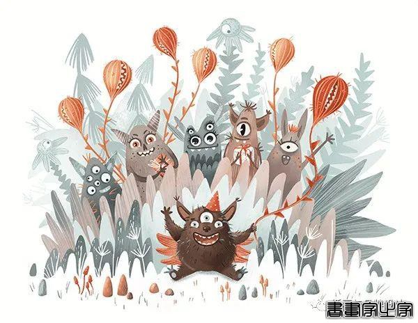 手绘丨奇幻生动的画面，沉稳舒服的色调，想象力十分丰富-57.jpg