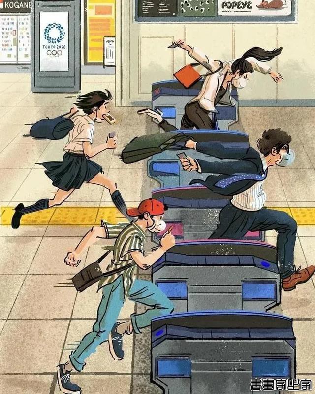 每天都是奥运会？这些插画里的脑洞也太有趣了吧-4.jpg
