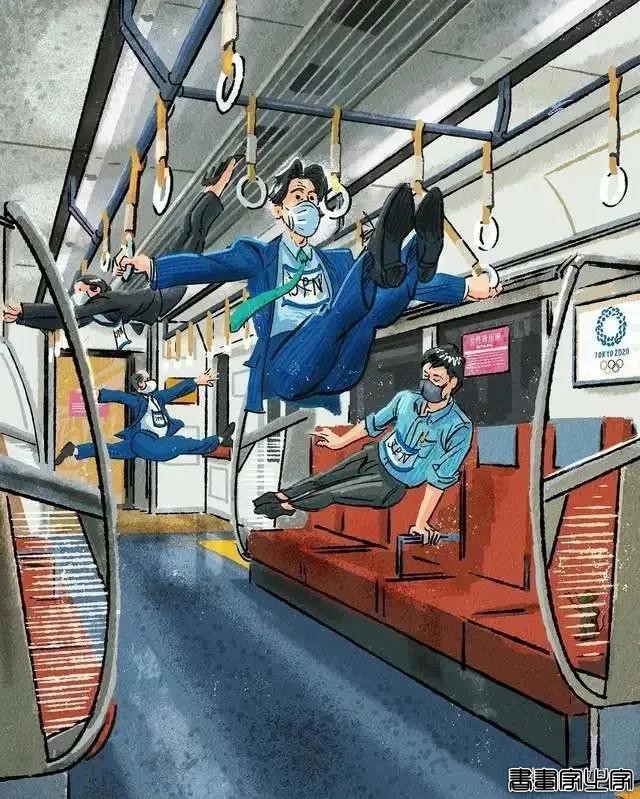 每天都是奥运会？这些插画里的脑洞也太有趣了吧-6.jpg