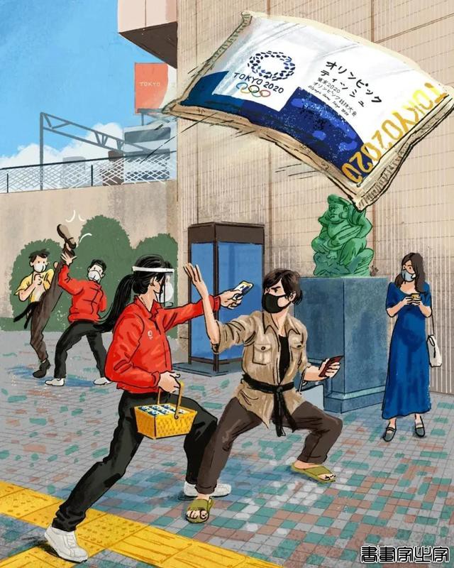 每天都是奥运会？这些插画里的脑洞也太有趣了吧-11.jpg