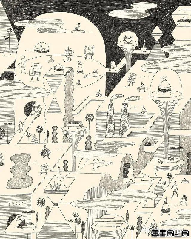 插画丨细腻、怀旧，又童趣十足，充满诗意和梦幻视觉效果-47.jpg