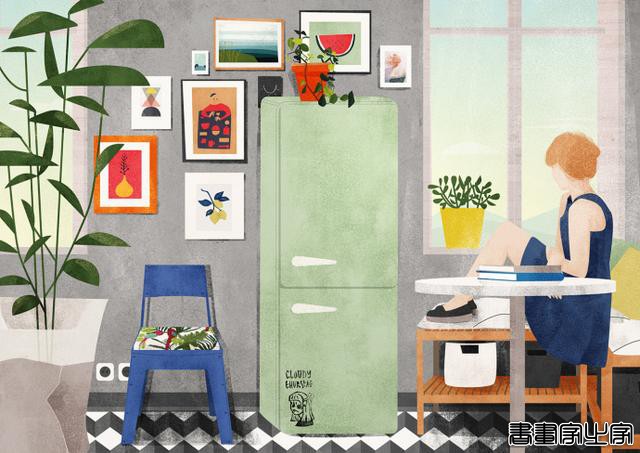 植物与生活，德国插画师Thurstag插图作品-9.jpg