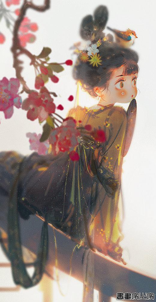超美古风中国风插画壁纸，眠狼大作-4.jpg