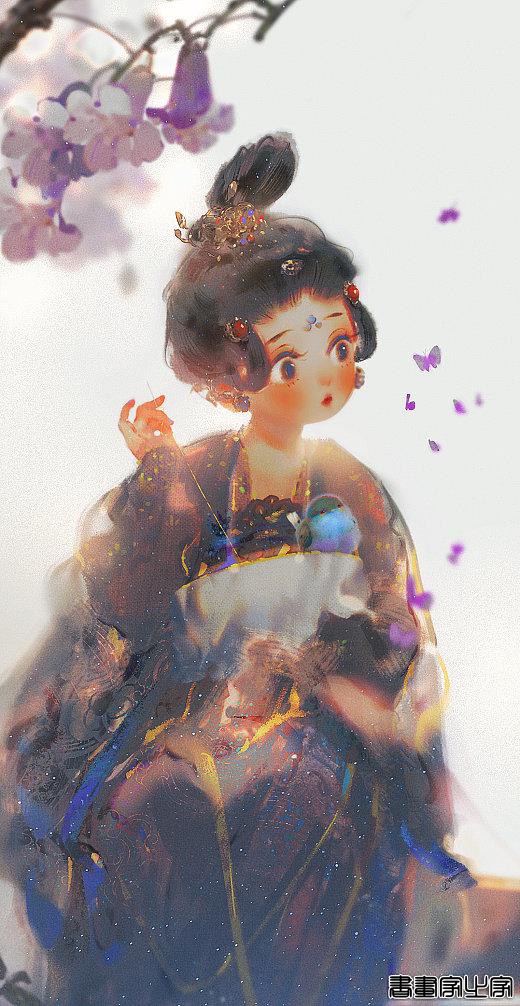 超美古风中国风插画壁纸，眠狼大作-5.jpg