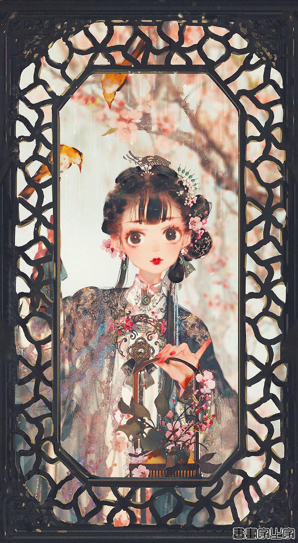 超美古风中国风插画壁纸，眠狼大作-7.jpg