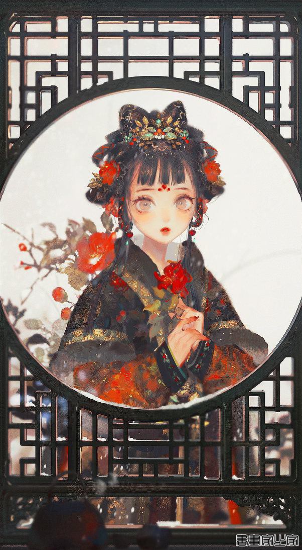 超美古风中国风插画壁纸，眠狼大作-8.jpg