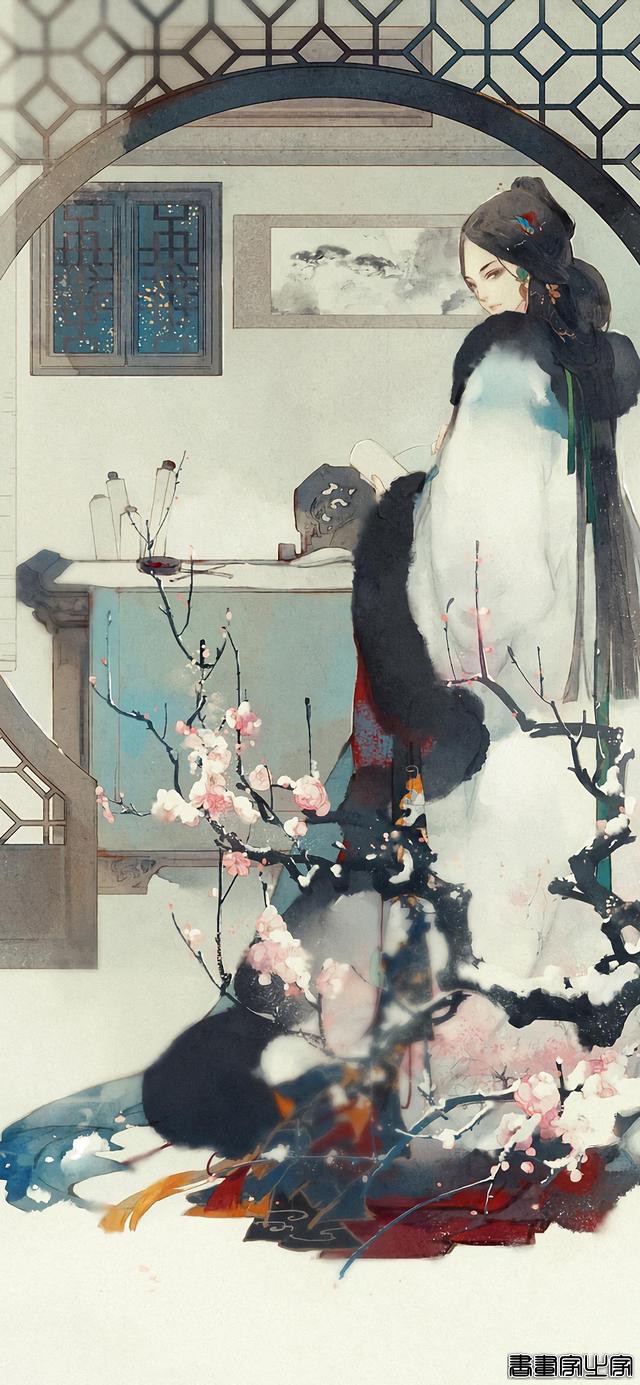 超美古风中国风插画壁纸，眠狼大作-14.jpg
