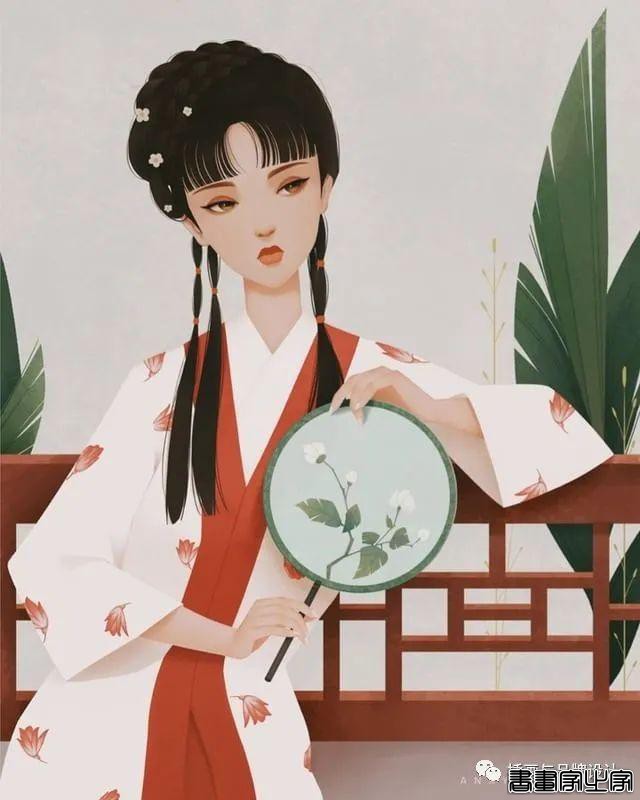 插画丨每张都是迪士尼在逃公主，气质神情拿捏都十分精准，看着十分舒适-26.jpg