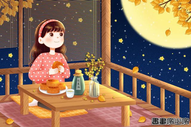 插画｜中秋插画集锦，祝您中秋快乐，阖家幸福-8.jpg