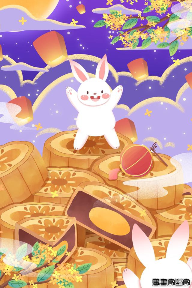 插画｜中秋插画集锦，祝您中秋快乐，阖家幸福-16.jpg
