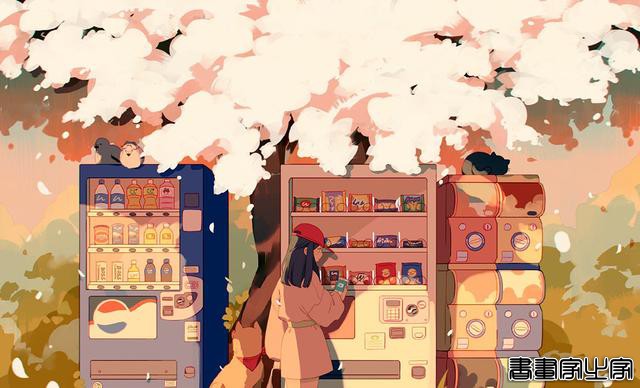 治愈系人物插画作品，色彩中有着独特的朦胧美-8.jpg