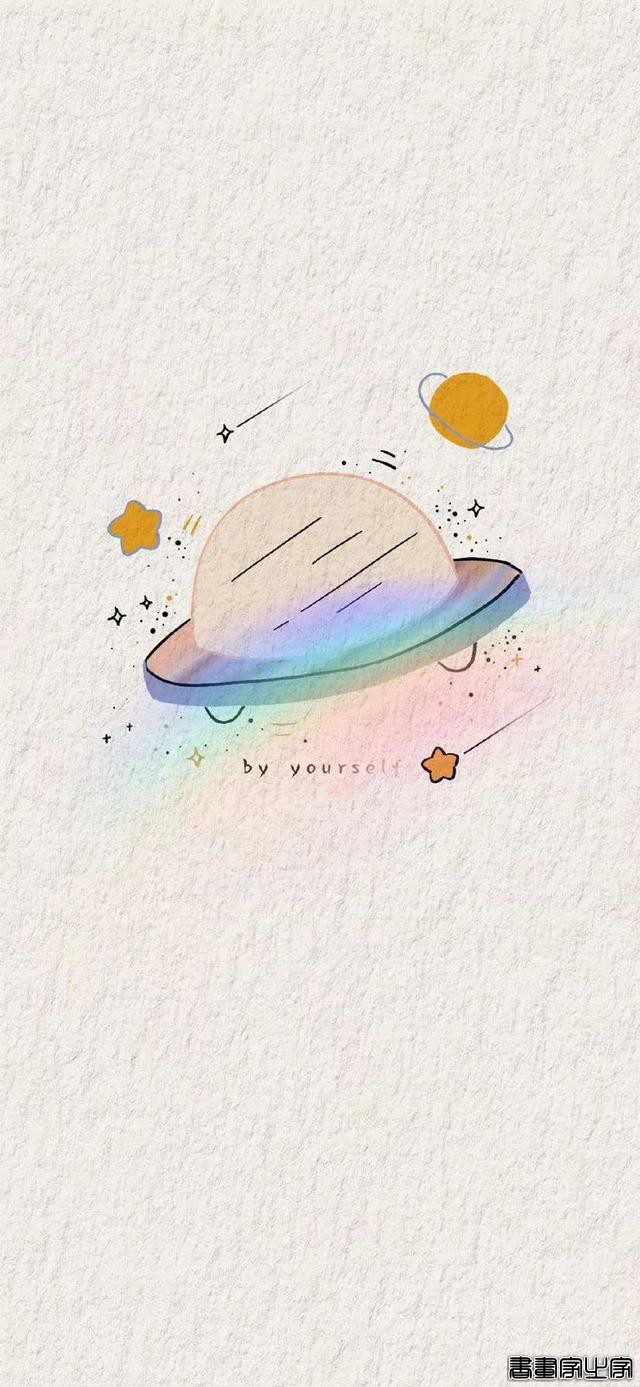 一组特别的手绘插画壁纸 | 开着月亮列车巡游-28.jpg