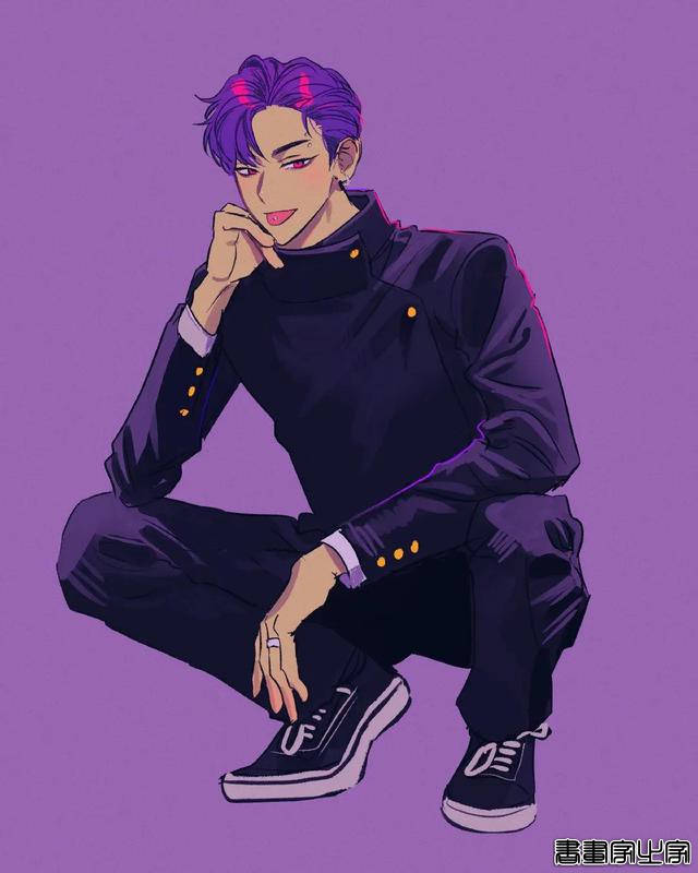 「插画」一组超帅的纸片人，爱了爱了-8.jpg