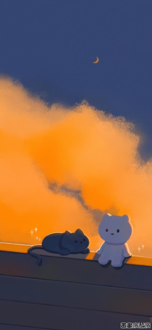 插画壁纸︱享受一个人的生活，也期待两个人的生活-4.jpg