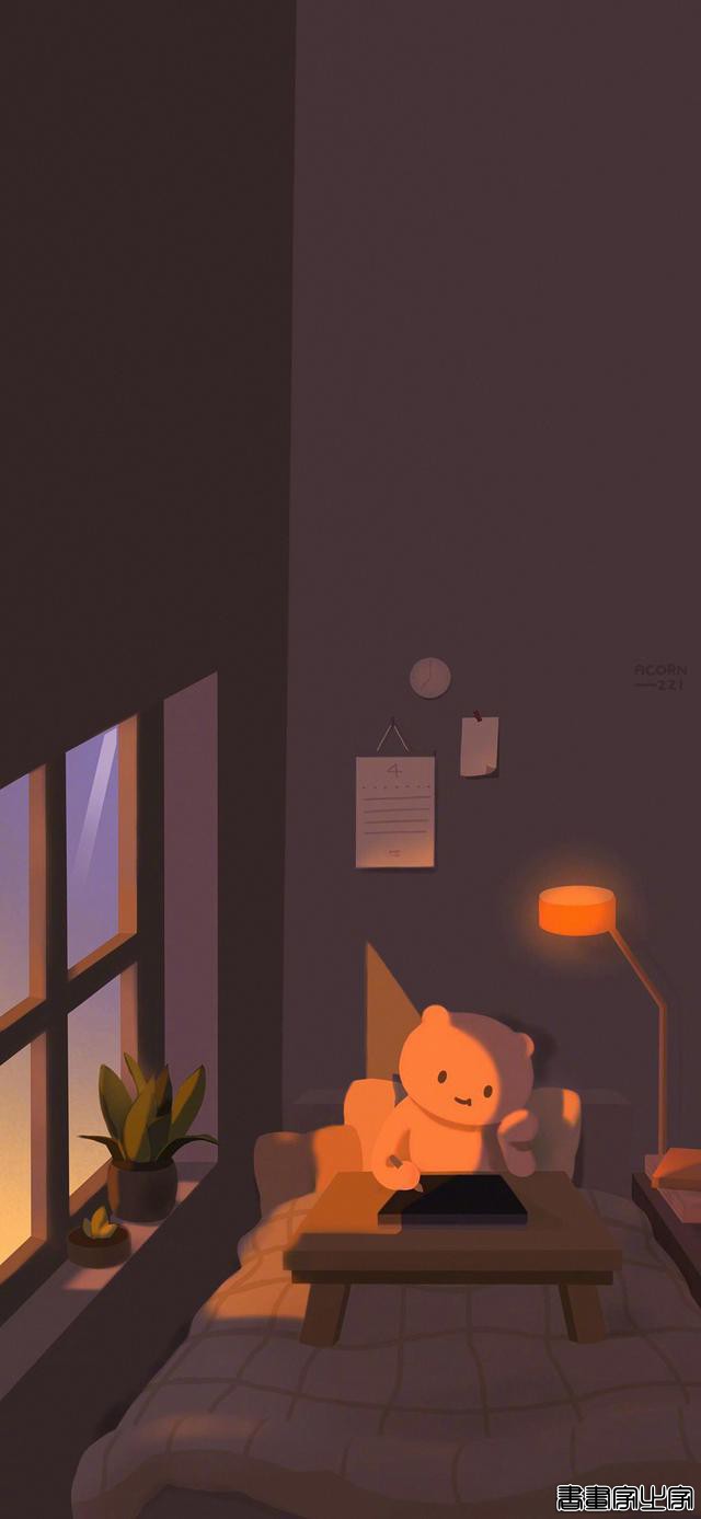 插画壁纸︱享受一个人的生活，也期待两个人的生活-19.jpg