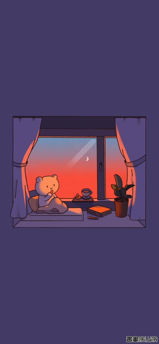 插画壁纸︱享受一个人的生活，也期待两个人的生活-24.jpg