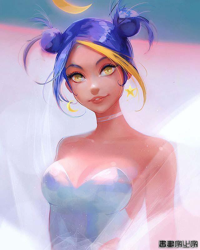 一组rossdraws色彩亮丽的人物插画作品（图）-4.jpg