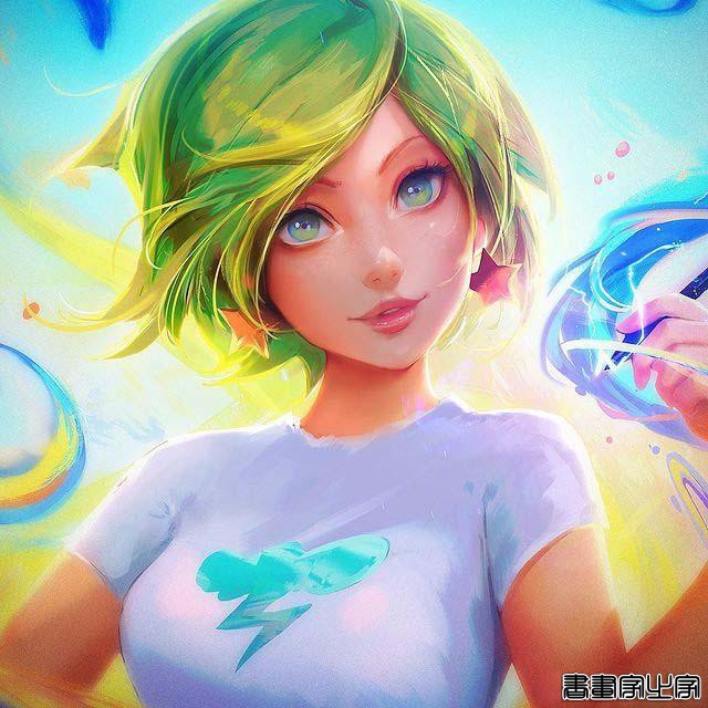 一组rossdraws色彩亮丽的人物插画作品（图）-5.jpg