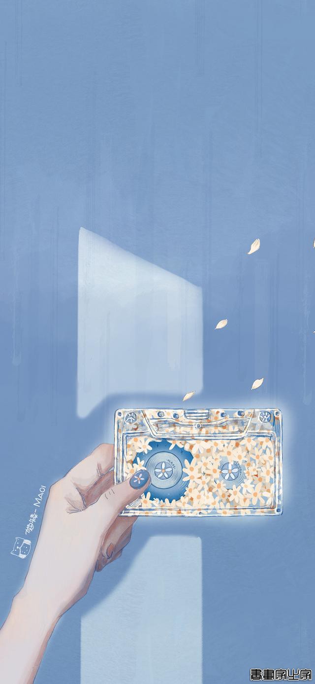 小清新文艺风插画壁纸，猫矮爆款-7.jpg