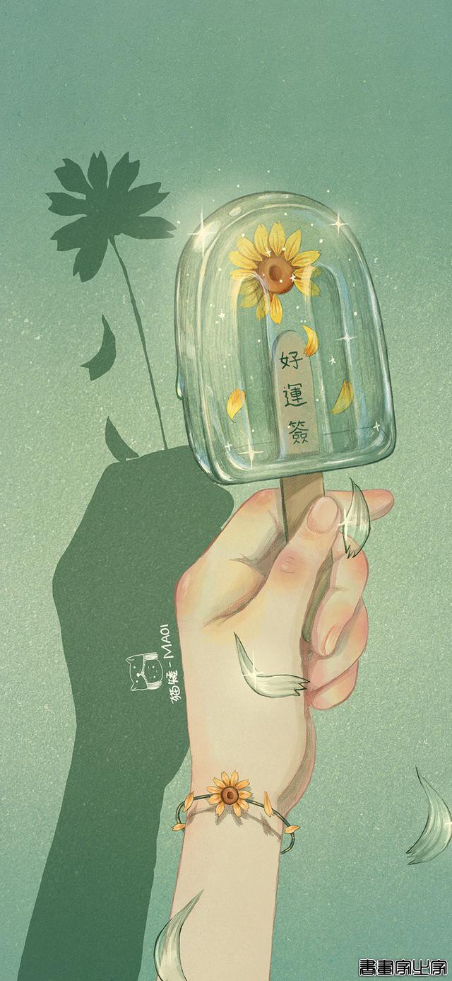 小清新文艺风插画壁纸，猫矮爆款-12.jpg