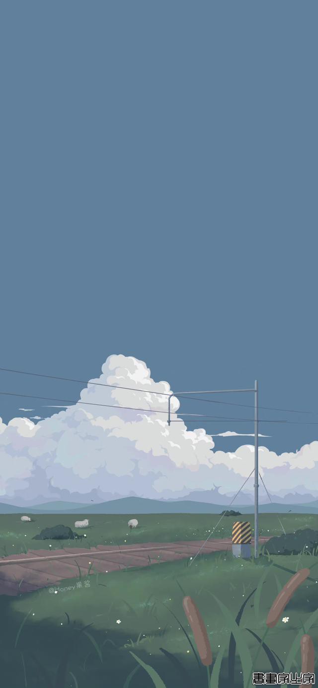 唯美治愈系动漫风景插画壁纸-7.jpg