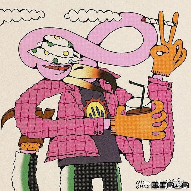 插画丨用复古和朋克的情绪解释万物本质，大胆又自由的笔触，充满了奇思妙想-11.jpg