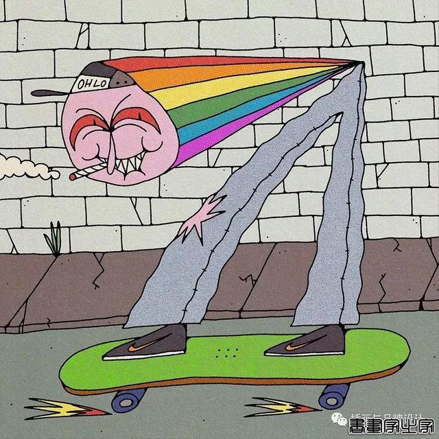 插画丨用复古和朋克的情绪解释万物本质，大胆又自由的笔触，充满了奇思妙想-19.jpg