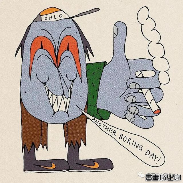 插画丨用复古和朋克的情绪解释万物本质，大胆又自由的笔触，充满了奇思妙想-34.jpg