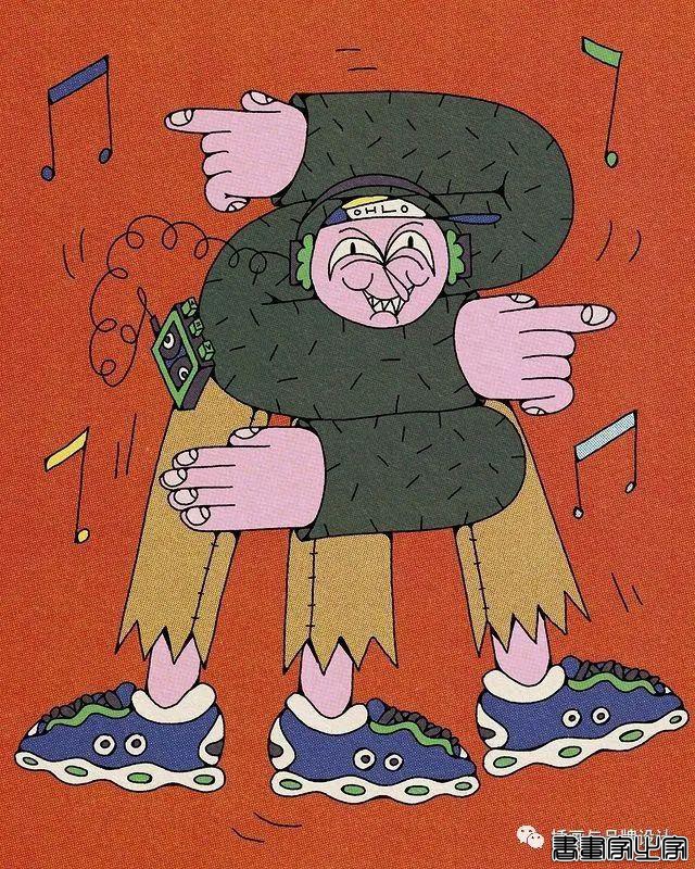 插画丨用复古和朋克的情绪解释万物本质，大胆又自由的笔触，充满了奇思妙想-36.jpg