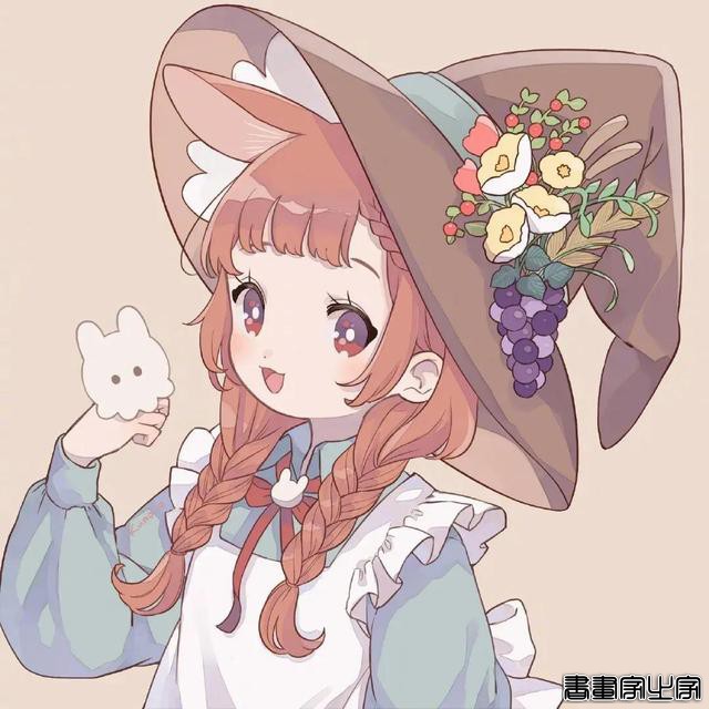 可爱的小魔女插画，画风超赞-12.jpg