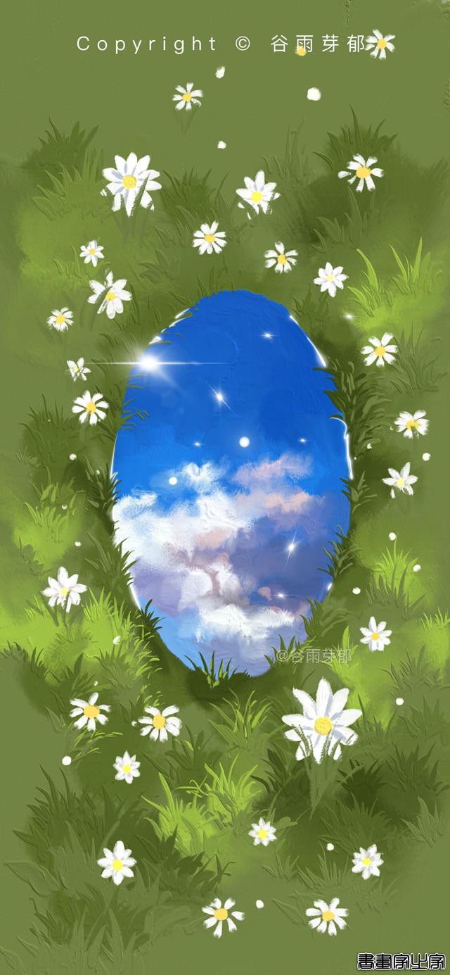 绝美油画插画壁纸，像春天一样清新明媚-7.jpg