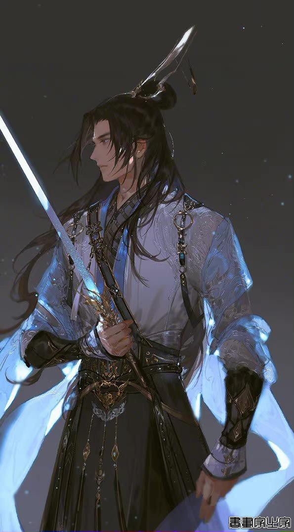 古风中国风壁纸，眠狼绝美人物插画-9.jpg