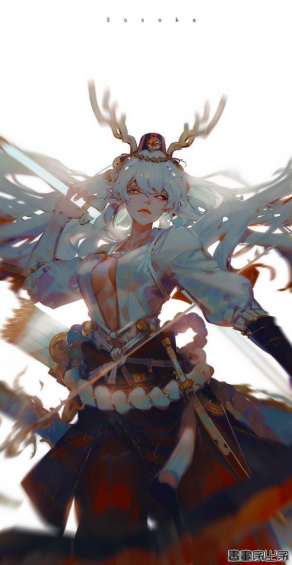 古风中国风壁纸，眠狼绝美人物插画-20.jpg