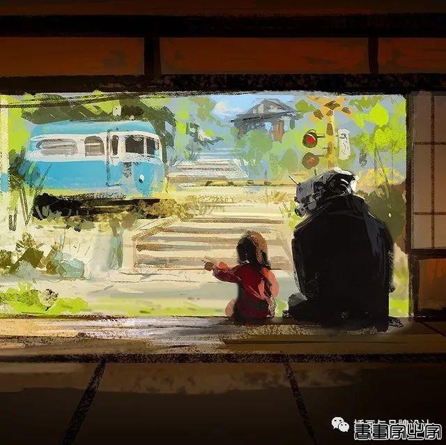 插画丨真的要被震撼到了！充满梦幻的画面，童话般的氛围感染力十足-4.jpg