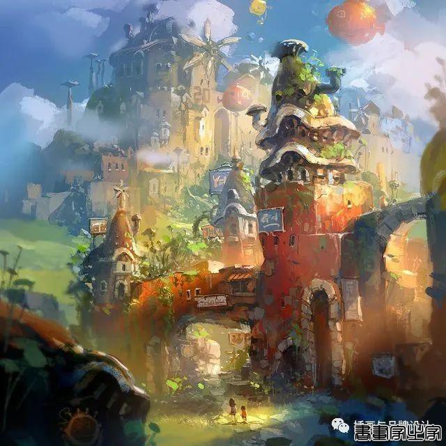 插画丨真的要被震撼到了！充满梦幻的画面，童话般的氛围感染力十足-6.jpg