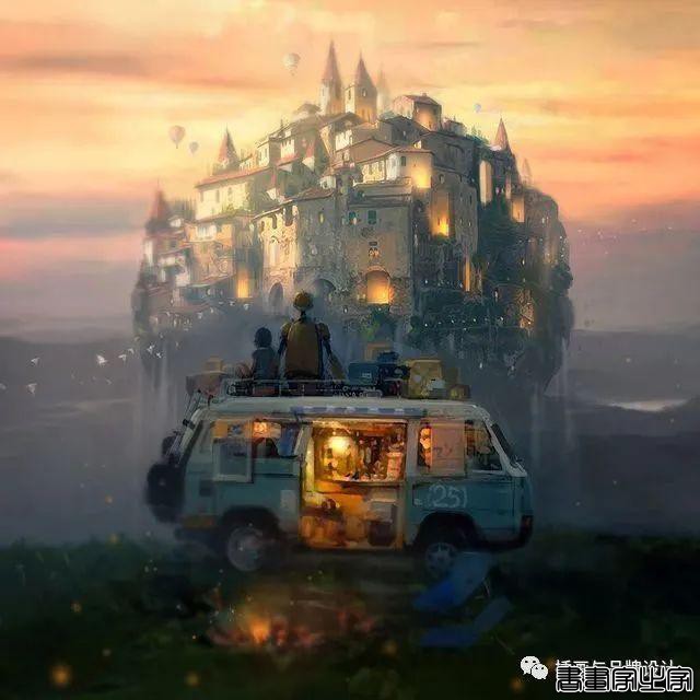 插画丨真的要被震撼到了！充满梦幻的画面，童话般的氛围感染力十足-11.jpg