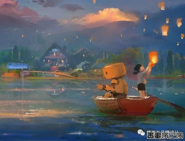 插画丨真的要被震撼到了！充满梦幻的画面，童话般的氛围感染力十足-39.jpg