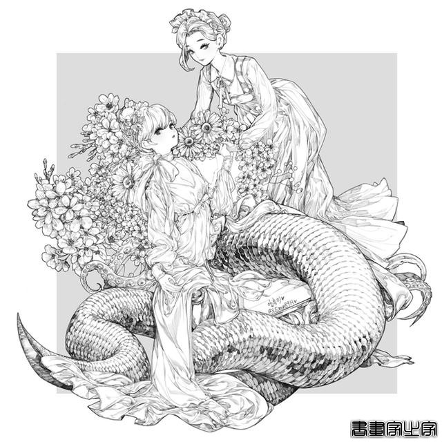 看线稿已经大佬了，看到成图这是巨佬！原来画不好插画，是因为我线稿就没追上？-25.jpg