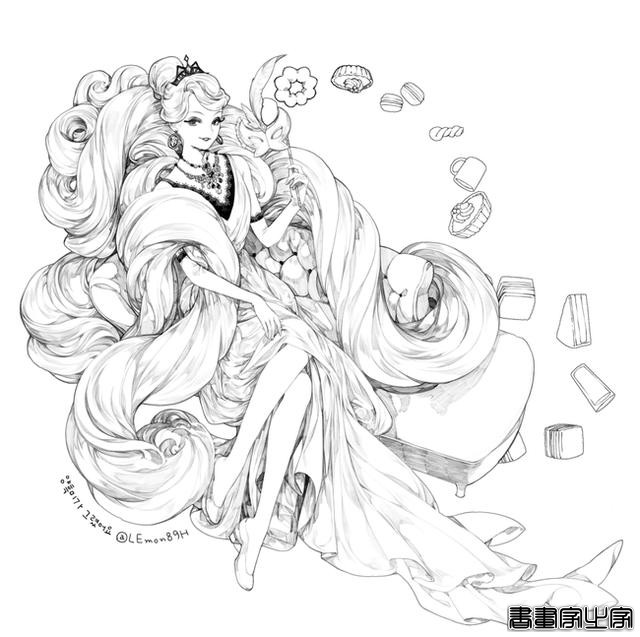 看线稿已经大佬了，看到成图这是巨佬！原来画不好插画，是因为我线稿就没追上？-28.jpg