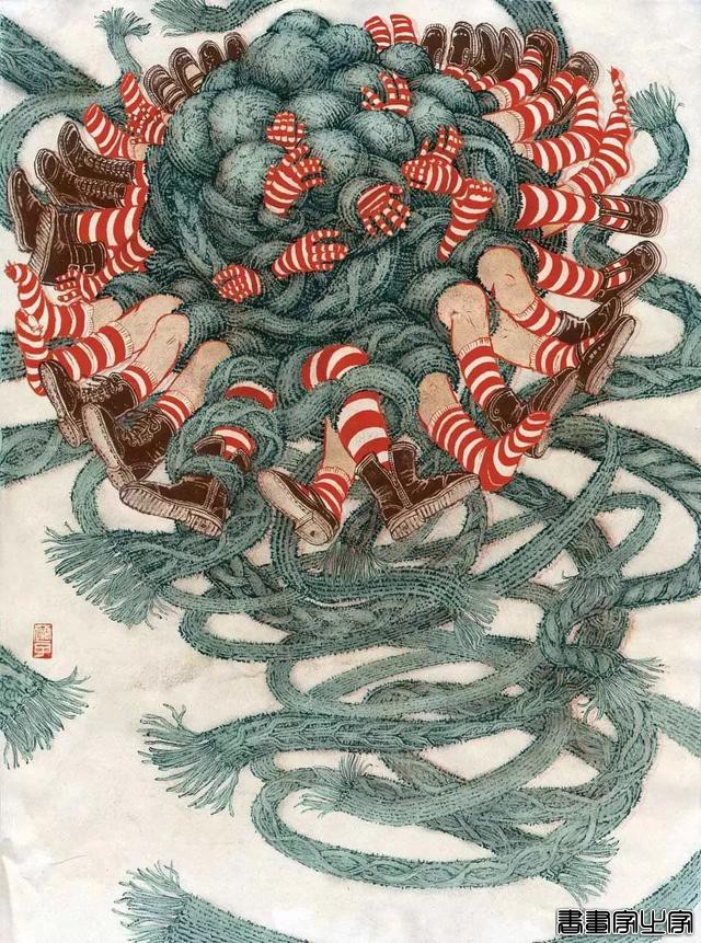 34岁裸辞工作，这位日本国宝级插画师笔下的“成年人插画”太震撼-9.jpg