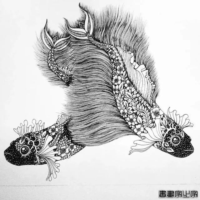 她笔下针管笔线描如此有趣且精致，看一眼，保证你喜欢上黑白插画-18.jpg