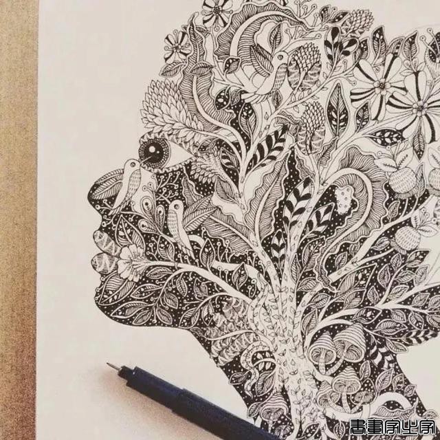 她笔下针管笔线描如此有趣且精致，看一眼，保证你喜欢上黑白插画-17.jpg