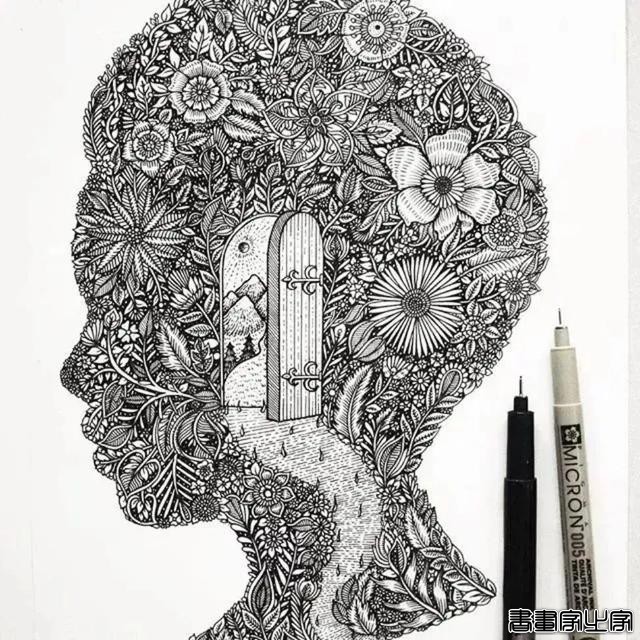 她笔下针管笔线描如此有趣且精致，看一眼，保证你喜欢上黑白插画-20.jpg