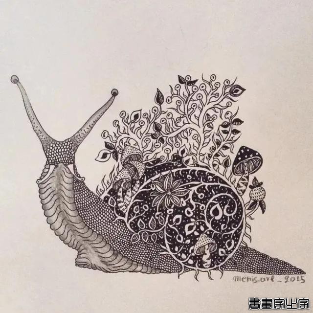 她笔下针管笔线描如此有趣且精致，看一眼，保证你喜欢上黑白插画-25.jpg