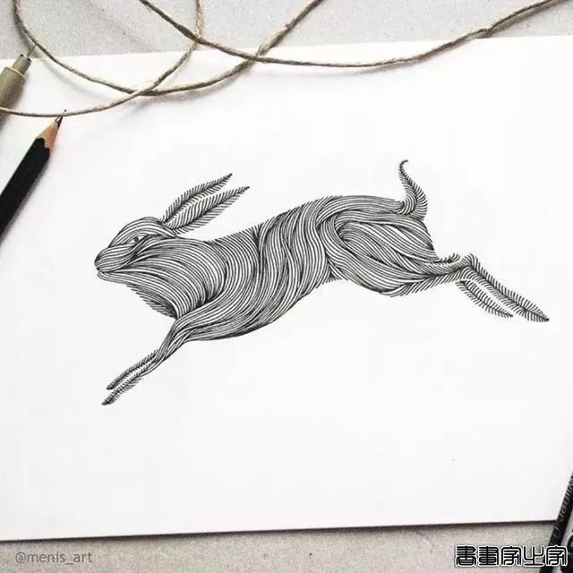 她笔下针管笔线描如此有趣且精致，看一眼，保证你喜欢上黑白插画-27.jpg