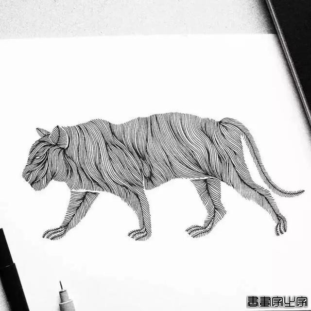 她笔下针管笔线描如此有趣且精致，看一眼，保证你喜欢上黑白插画-26.jpg